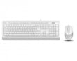 A4 TECH F1010 Q USB BEYAZ TR MM KLAVYE+OPT MOUSE