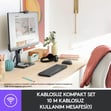 LOGITECH MK220 KABLOSUZ SET MM Q TR USB SİYAH 920-003163