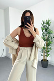 Kiremit Fitilli U Yaka Crop