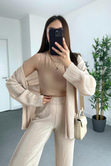 Zr Kahve Basic Crop Top
