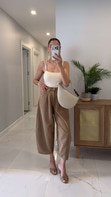 Cs Bliss Sütlü Kahve Kar Yıkama Barrel Jean