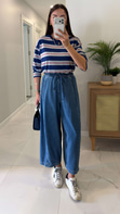 CS Sedra Mavi Barrel Kesim Denim Pantolon