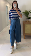 CS Sedra Mavi Barrel Kesim Denim Pantolon