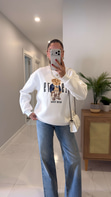 Dolted Ekru Teddy Baskılı Sweat