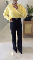Dorian Siyah Wide Leg Jean