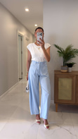 Findoz Bebe Mavi Bol Kesim Tensel Jean