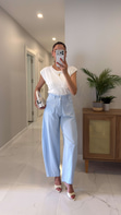 Findoz Bebe Mavi Bol Kesim Tensel Jean