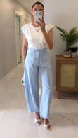 Findoz Bebe Mavi Bol Kesim Tensel Jean