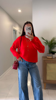 Folisse Kırmızı Basic Triko