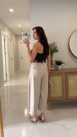 Fordy Taş Gabardin Kemerli Pantolon