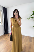 Froza Camel Degaje Yaka Etekli Takım