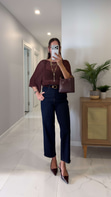 Golte Dark Blue Kemerli Jean