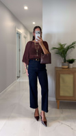 Golte Dark Blue Kemerli Jean