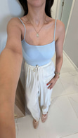 Jeran Bebe Mavi İp Askılı Crop