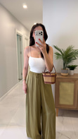Jeran Beyaz İp Askılı Crop