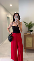 Jeran Siyah İp Askılı Crop