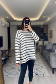 Çizgili Basic Triko