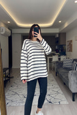Çizgili Basic Triko