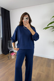 Kosne Lacivert Modal Sweat-Pantolon Takım