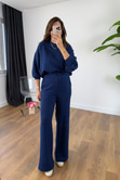 Kosne Lacivert Modal Sweat-Pantolon Takım