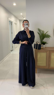 Longe Lacivert Modal Pantolon Takım