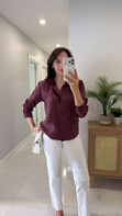 MD Rinno Mürdüm Modal Gömlek