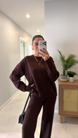 MD Tika Acı Kahve Triko Takım