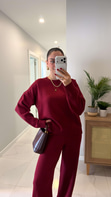 MD Tika Bordo Triko Takım