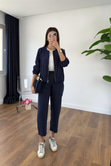Mella Lacivert Fermuarlı Takım