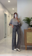 Midors Leopar Desenli Jean