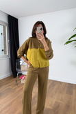 Nadia Hardal Vizon Paraşüt Kumaş Sweat-Pantolon Modal Takım