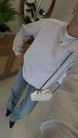 Nendy Gri Şardonlu Basic Sweat