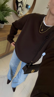 Nendy Kahve Şardonlu Basic Sweat