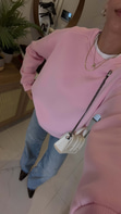 Nendy Pembe Şardonlu Basic Sweat