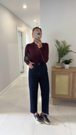 Orwel Dark Blue Ütülü Jean