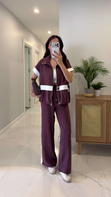 Pellas Bordo Şerit Detaylı Takım