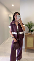 Pellas Bordo Şerit Detaylı Takım
