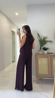 Perstone Bordo Düğme Detaylı Yelek Pantolon Takım