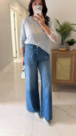 Rinona Mavi Wıde Leg Jean