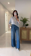 Rinona Mavi Wıde Leg Jean