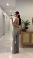 Rodre Kahve Tint Flare Jean