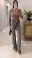 Rodre Kahve Tint Flare Jean