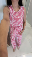 Rosalie Pembe Nakış İşlemeli Takım