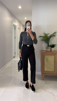 Sadrol Siyah Barrel Jean
