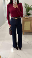 Sherry Dark Blue Straight Jean