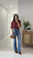 Sona Mavi Kemerli Straıght Jean
