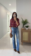 Sona Mavi Kemerli Straıght Jean