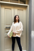 Ekru Basic Sweatshirt