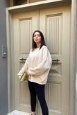 Ekru Basic Sweatshirt