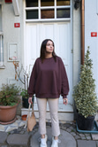 Kahverengi Basic Sweatshirt